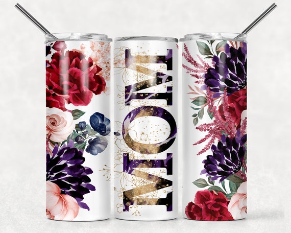 Mom Tumbler, Tumbler with Straw, Mother's Day, Mom Gift