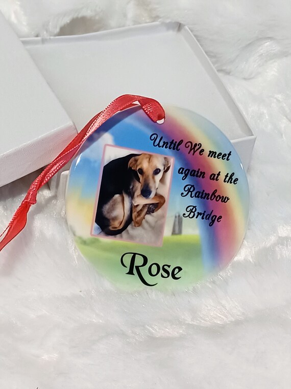 Pet Memorial Ornament, Dog Memorial, Pet Loss, Friend Gift