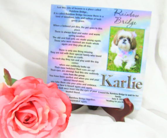 Pet memorial plaque, Personalized Pet Memorial, Pet Loss, Gift for Women, Gift for Her