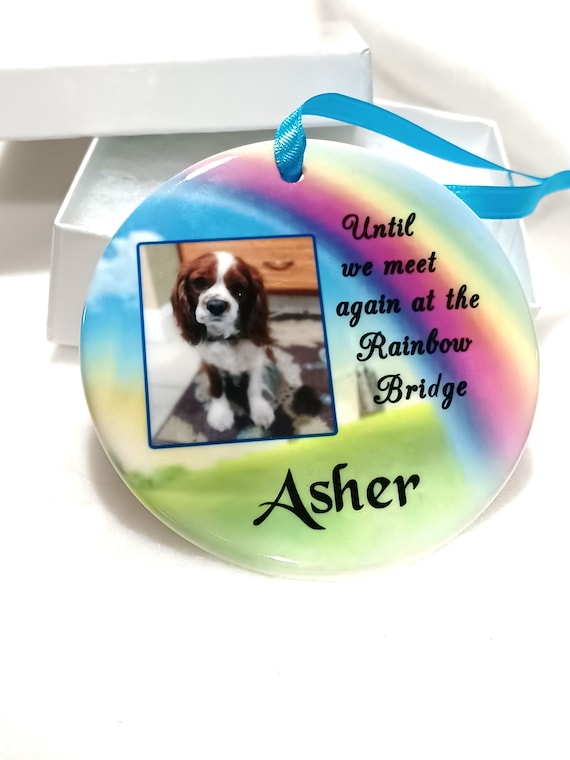 Personalized Pet Memorial Ornament, Christmas Gift, Pet Loss, Gift for Her, Gift for Him, Family Gift