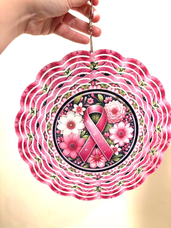 Breast Cancer Awareness, Wind Spinner, Cancer Survivor, Mom Gift