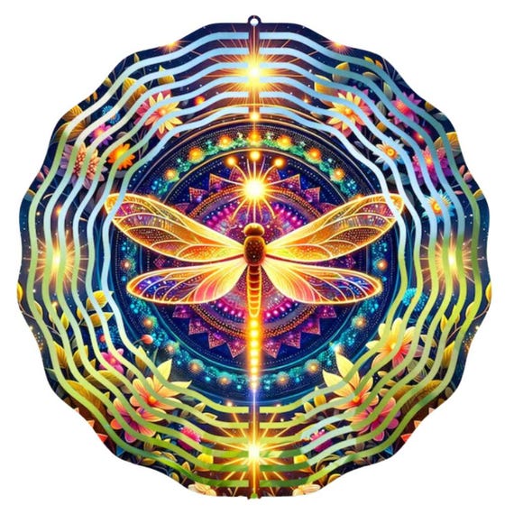 Dragonfly Gifts,  Wind Spinner, 80th Birthday Gift for Women