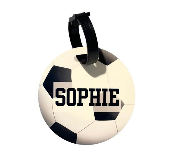 Soccer, Bag Tag, Sports Mom, Easter Basket Stuffers, Personalized, Daughter Gift