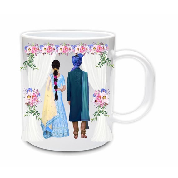 Indian Wedding, Coffee Mug, South Asian, Bride Gift