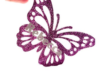Personalisierte Schmetterling Acryl Ostern Korb Tag, benutzerdefinierte Name Frühlingsdekoration