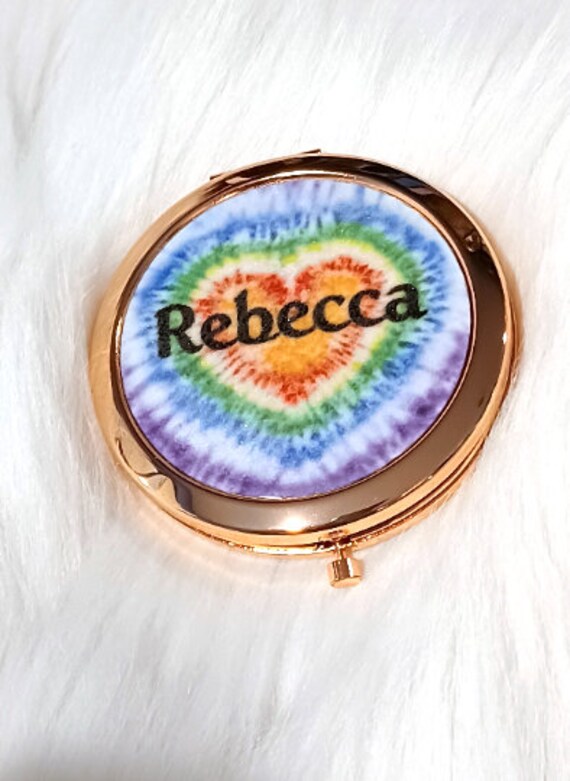 Stocking Stuffer - Stocking Stuffers - Christmas Gift - Gift - Personalized - Compact Mirror - Gifts under 15