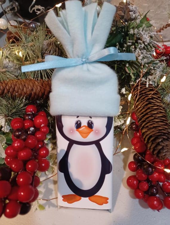 Hannukah Gift, Kids Hannukah, Chocolate, Penguin Gift, Grandkids Gift