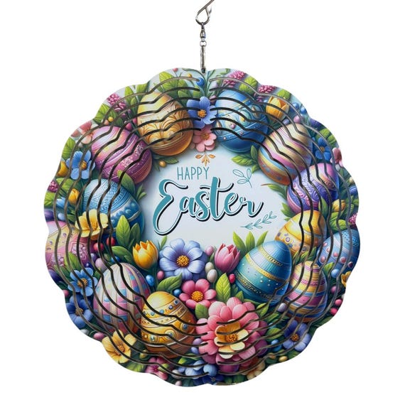 Small Easter Decor, Spring Wind Spinner, Easter, Mom Gift