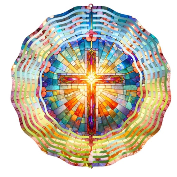 Cross Wind Spinner, Christian, Easter, Sister Gift