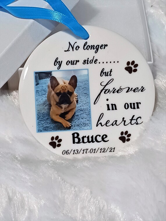 Pet Memorial Ornament, Personalized Pet Memorial, Christmas Ornament, Gift for Women, Gift for Men