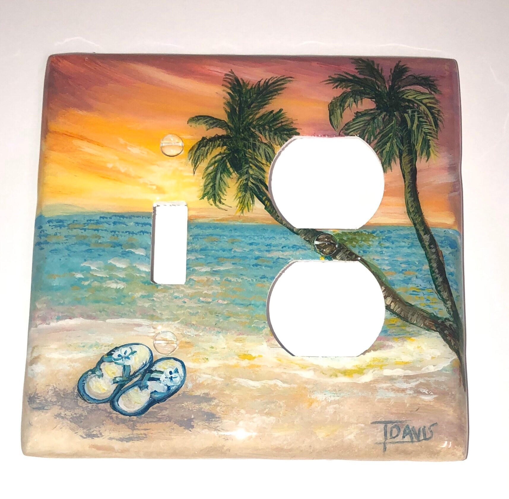 Decorative Light Switch Wall Plate Palm Trees At Sunset Switch Plate Cover Decorative Light Switch Wall Plate Palm Trees At Sunset Switch Plate Cover