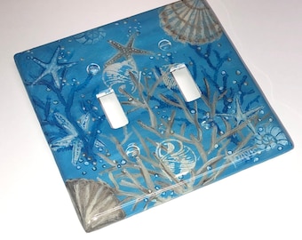 Forest Beige Tree Outlet Covers Wall Plate Decorative 1 Gang Duplex