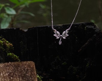 MFEO Sommarkollektion - Halsband i 990 silverblad