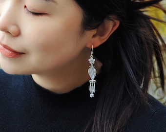 MFEO Miao Silver Spring-kollektion - 999 Silver Blomsterörhängen