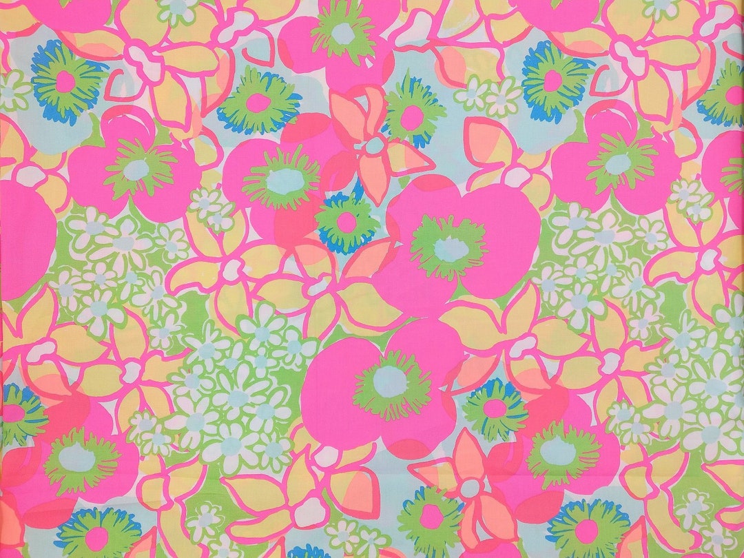 Copper Prairie Petals Yellow 42 Inch Cotton Poplin Pre Order main image 1