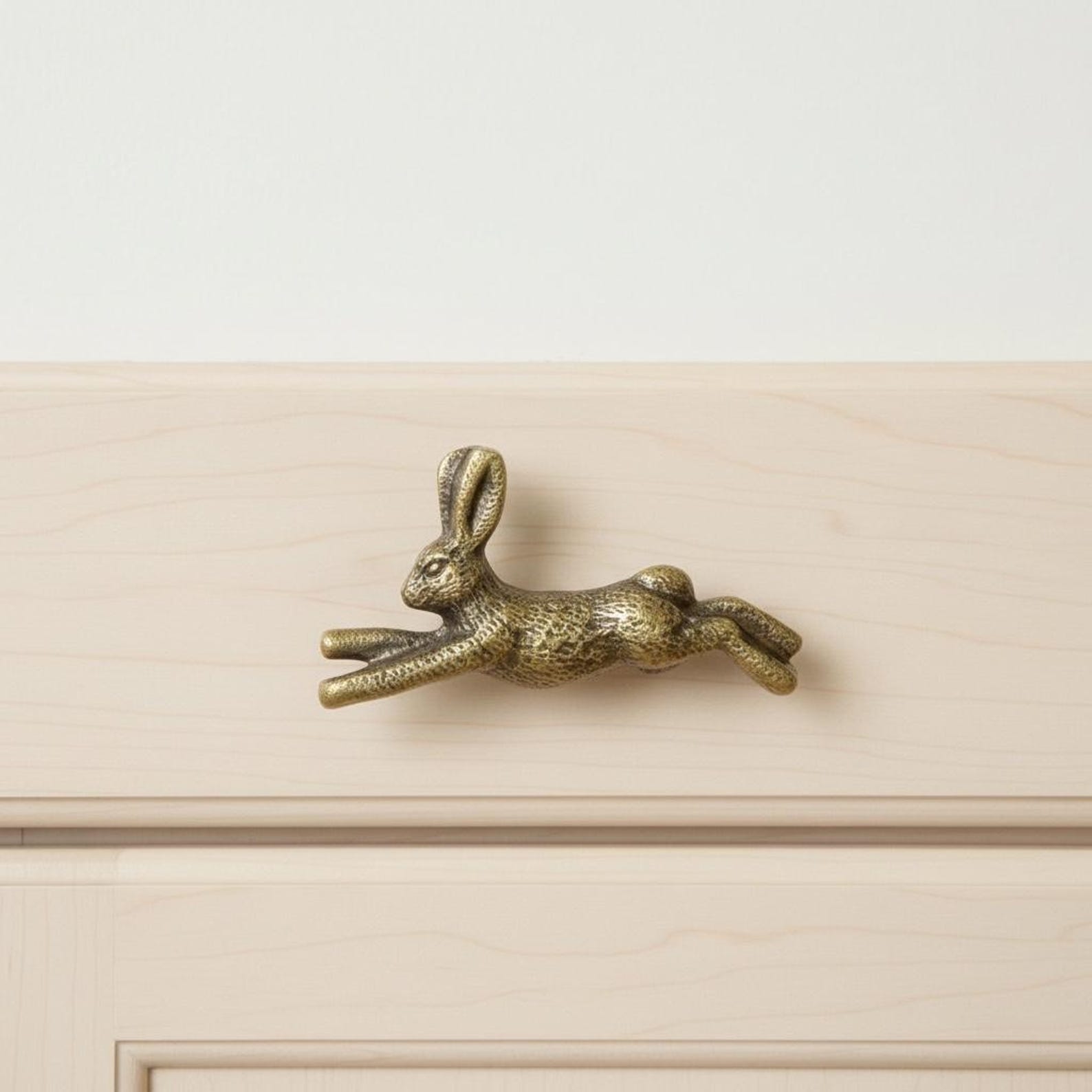 Set of 6 Metal Running Rabbit Drawer Knob Decorative Hardware - Etsy