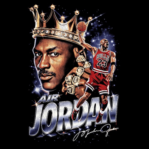 Micheal Jordan Halftone PNG Design: DTF/DTG Print-Ready (Digital Download)