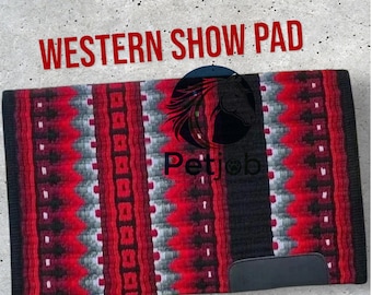 wool western saddle show blanket for riding and racing