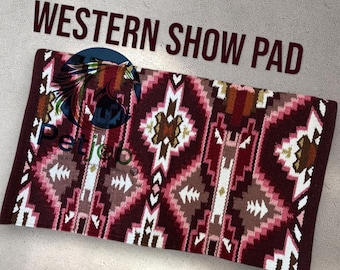 western show pad for horse riding and racing