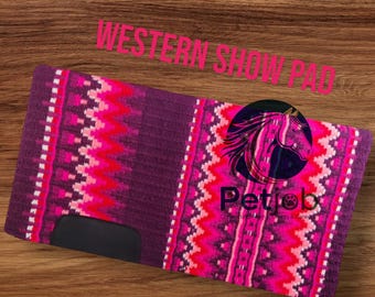 woolen western saddle design.... Handmade blanket