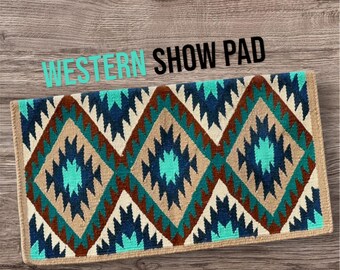 western show horse saddle blanket