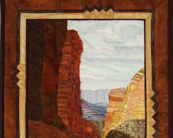 Grand Canyon National Park Mini Quilt-Colorado River PDF Pattern