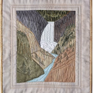 Yellowstone National Park Quilt-Yellowstone Falls Quilt Fabric Kit