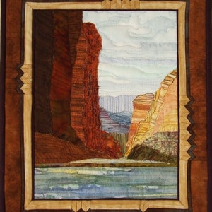 Grand Canyon National Park Mini Quilt-Grand Canyon River View Pattern