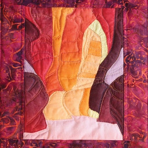 Landscape Mini Quilt-Antelope Canyon