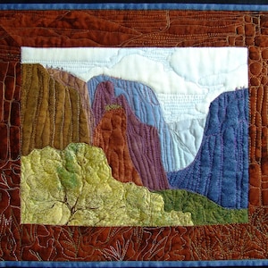 Zion National Park Mini Quilt- PDF Pattern