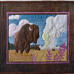 Yellowstone National Park- Old Faithful Quilt Fabric Kit