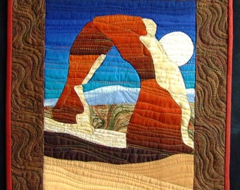 Arches National Park Mini Quilt-Delicate Arch PDF Pattern