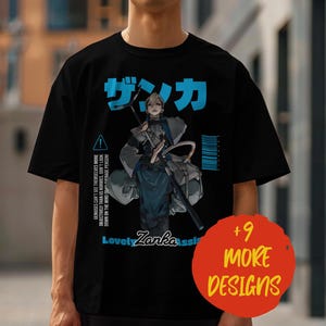 T-shirt Gachiakuta Rudo Anime - Moteur Zanka The Janitors, Plusieurs Tailles, Coton Noir