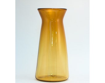 Tall Amber Vase