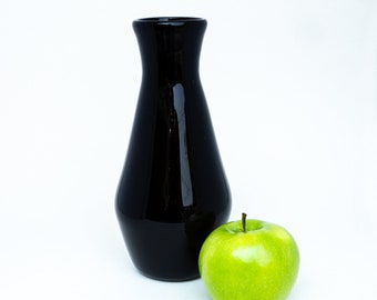 Black Glass Vase