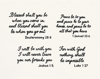 Christian, Catholic Quotes PNG and SVG Files, Bible Scriptures, Bible Verse, Religious Clipart