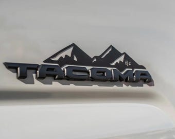 Toyota Tacoma & Tundra Badge Decal | Mountain Forest Vinyl Topper