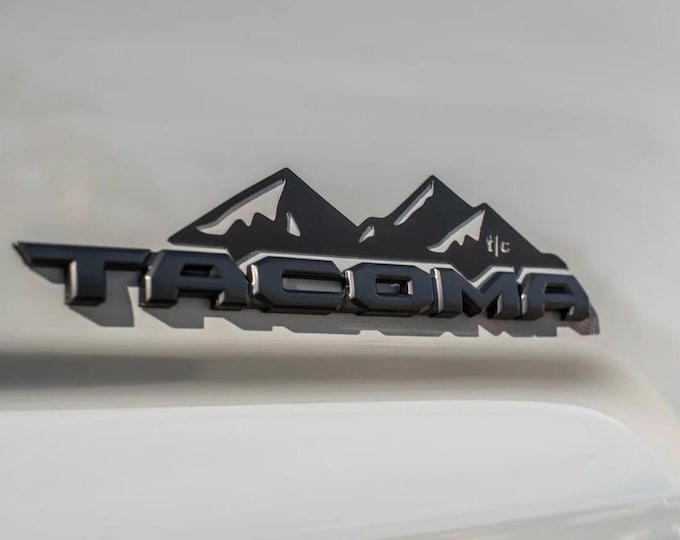 Toyota Tacoma & Tundra Badge Decal | Mountain Forest Vinyl Topper