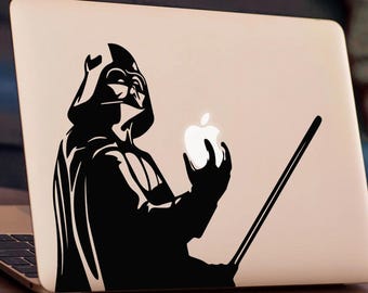 Darth Vader MacBook Decal – Star Wars Apple Logo Sticker