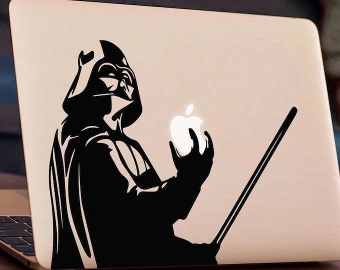 Darth Vader MacBook Decal – Star Wars Apple Logo Sticker