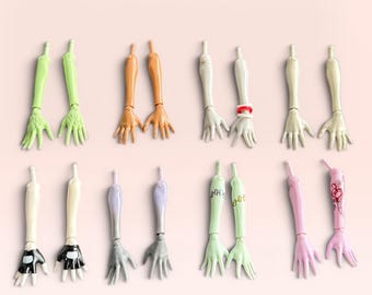 CHOOSE Monster High Replacement Arms | Authentic Mattel Parts G1