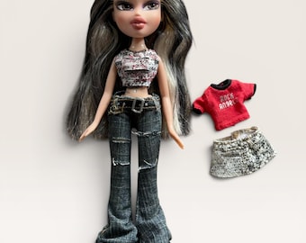 Jade Bratz Rock Angelz Doll 2001 | 2 Outfits No Shoes MGA Y2K