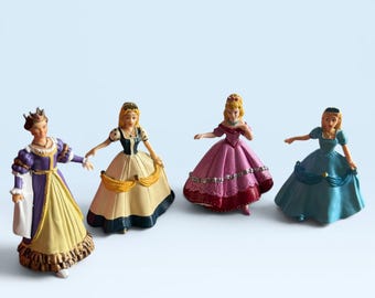 Vintage Set ISO SEL France Royal Fairytale Princess & Queen PVC Figures | 1996-2003