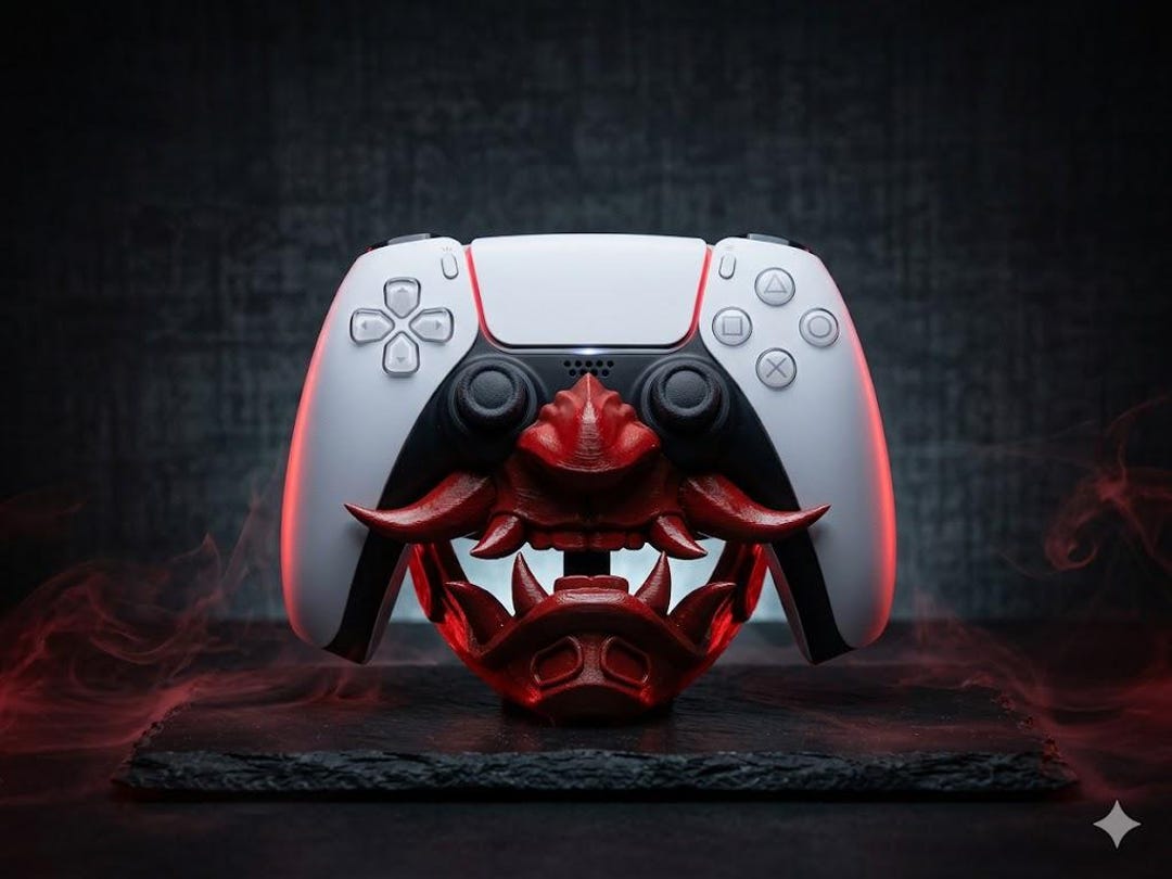 Oni Demon Universal Controller Stand, Dualsense Holder, Japanese Mask ...