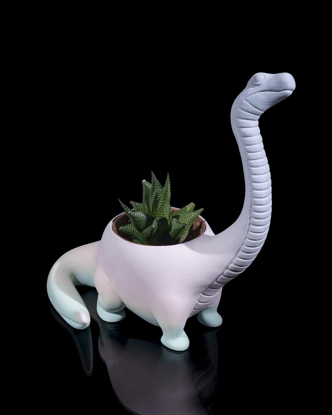 Dino Planter – 3D Printed Herbivore Pot Made With Love and Imagination ...