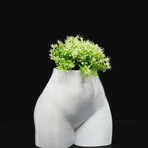 Booty Planter: Artistic Female Body Vase, Stylish Home Accent
