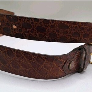 Vintage Alligator Belt - Etsy display picture 2
