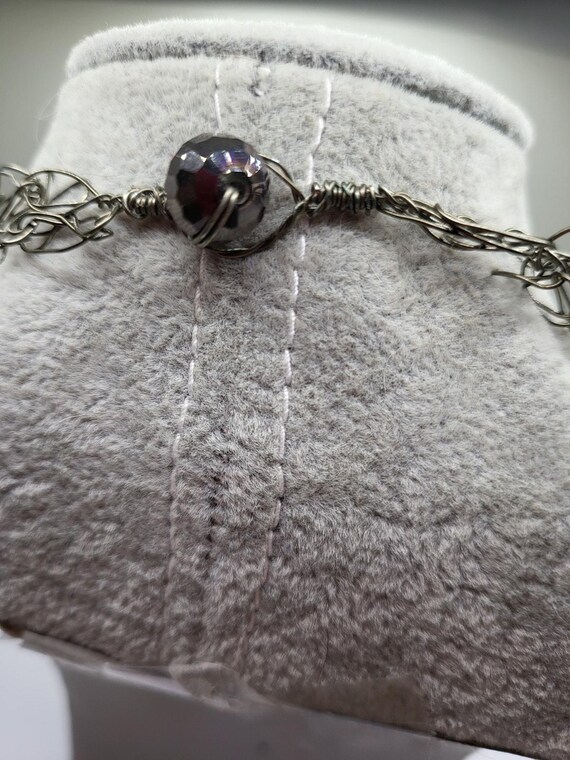 Chunky Tortoise Shell Style Bead Statement Neckla… - image 8