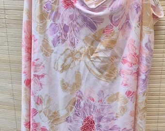 Victoria Secret PINK Floral Chemise XL Pink Slip Dress Lingerie