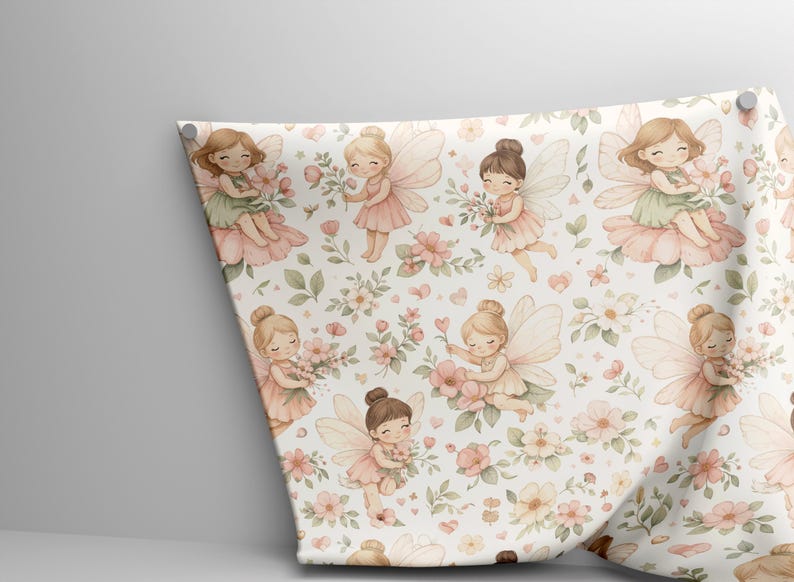 Sweet Fairies | Seamless Patterns | Instant Download | Printable ...